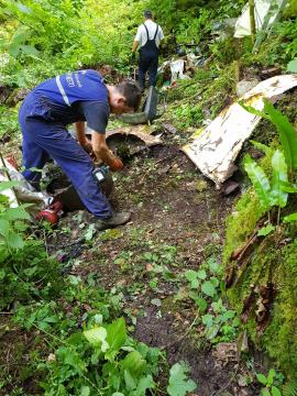 Sanacija črnega odlagališča – Banova jama 091